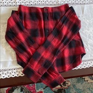 Plaid Red and Black skirt